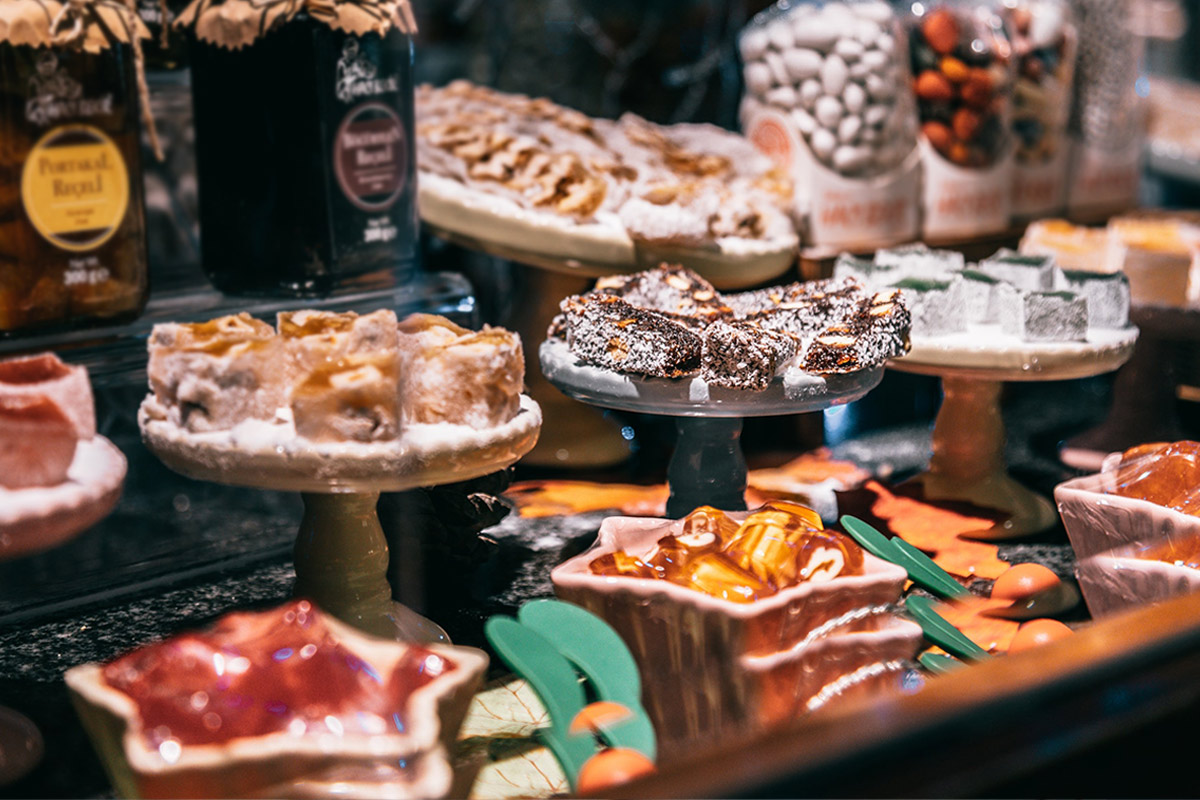Image of Assorted Food Display